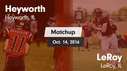 Matchup: Heyworth vs. LeRoy  2016