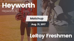 Matchup: Heyworth vs. LeRoy Freshmen 2017