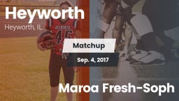 Matchup: Heyworth vs. Maroa Fresh-Soph 2017