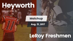 Matchup: Heyworth vs. LeRoy Freshmen 2016