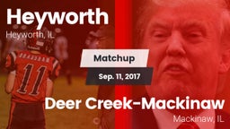 Matchup: Heyworth vs. Deer Creek-Mackinaw  2017