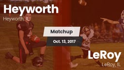 Matchup: Heyworth vs. LeRoy  2017