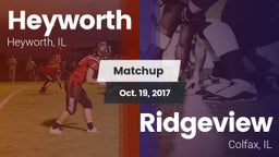 Matchup: Heyworth vs. Ridgeview  2017