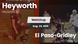 Matchup: Heyworth vs. El Paso-Gridley  2018