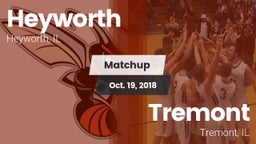 Matchup: Heyworth vs. Tremont  2018