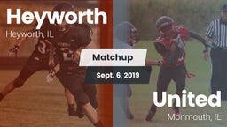 Matchup: Heyworth vs. United  2019