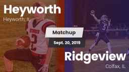 Matchup: Heyworth vs. Ridgeview  2019