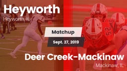 Matchup: Heyworth vs. Deer Creek-Mackinaw  2019