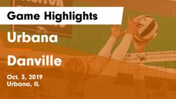 Urbana  vs Danville  Game Highlights - Oct. 3, 2019