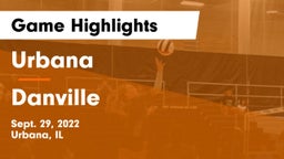 Urbana  vs Danville  Game Highlights - Sept. 29, 2022