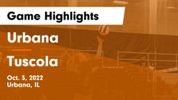 Urbana  vs  Tuscola  Game Highlights - Oct. 3, 2022