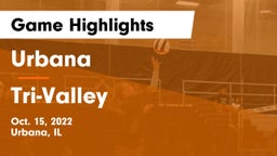 Urbana  vs Tri-Valley  Game Highlights - Oct. 15, 2022