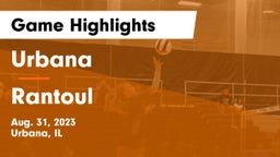 Urbana  vs Rantoul  Game Highlights - Aug. 31, 2023