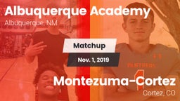 Matchup: Albuquerque Academy vs. Montezuma-Cortez  2019