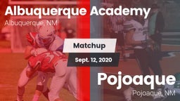 Matchup: Albuquerque Academy vs. Pojoaque  2020