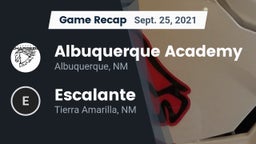 Recap: Albuquerque Academy  vs. Escalante  2021
