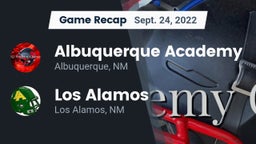 Recap: Albuquerque Academy  vs. Los Alamos  2022