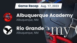 Recap: Albuquerque Academy  vs. Rio Grande  2023