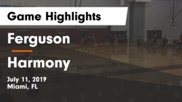 Ferguson  vs Harmony Game Highlights - July 11, 2019