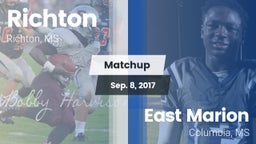 Matchup: Richton vs. East Marion  2017