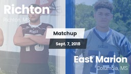 Matchup: Richton vs. East Marion  2018