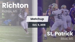 Matchup: Richton vs. St. Patrick  2018