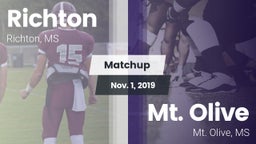 Matchup: Richton vs. Mt. Olive  2019