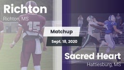 Matchup: Richton vs. Sacred Heart  2020