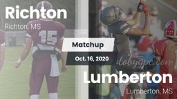 Matchup: Richton vs. Lumberton  2020