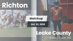 Matchup: Richton vs. Leake County  2020