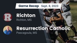 Recap: Richton  vs. Resurrection Catholic  2023