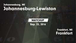 Matchup: Johannesburg-Lewisto vs. Frankfort  2016