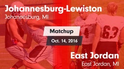 Matchup: Johannesburg-Lewisto vs. East Jordan  2016