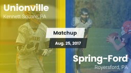 Matchup: Unionville High vs. Spring-Ford  2017