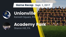 Recap: Unionville  vs. Academy Park  2017