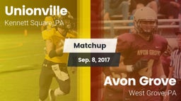 Matchup: Unionville High vs. Avon Grove  2017