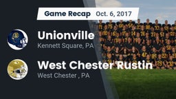 Recap: Unionville  vs. West Chester Rustin  2017
