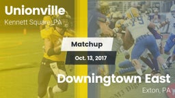 Matchup: Unionville High vs. Downingtown East  2017