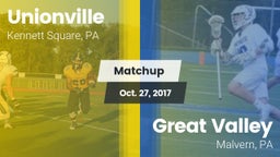 Matchup: Unionville High vs. Great Valley  2017