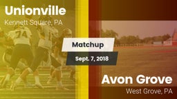 Matchup: Unionville High vs. Avon Grove  2018