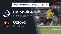 Recap: Unionville  vs. Oxford  2018