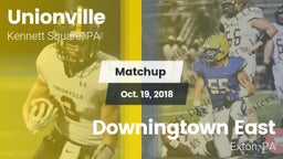 Matchup: Unionville High vs. Downingtown East  2018