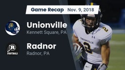 Recap: Unionville  vs. Radnor  2018