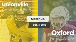 Matchup: Unionville High vs. Oxford  2019