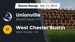 Recap: Unionville  vs. West Chester Rustin  2019
