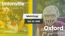 Matchup: Unionville High vs. Oxford  2020