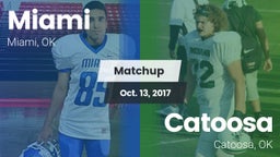 Matchup: Miami vs. Catoosa  2017