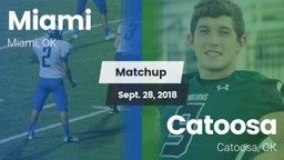 Matchup: Miami vs. Catoosa  2018