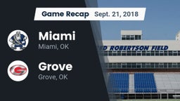 Recap: Miami  vs. Grove  2018