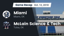 Recap: Miami  vs. McLain Science & Tech  2018